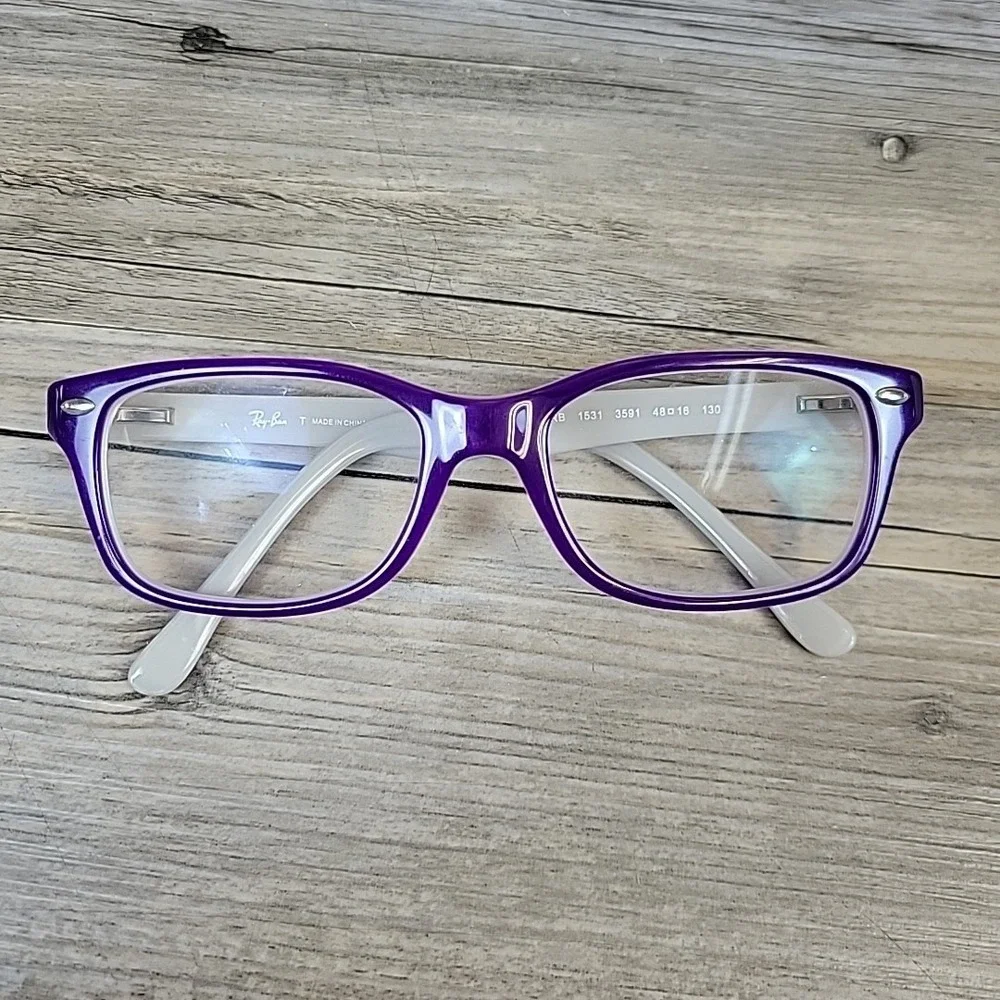 Ray-Ban Kids Eyeglasses RB 1531 3591 Purple‎ FRAMES ONLY 48-16-130 Full Rim